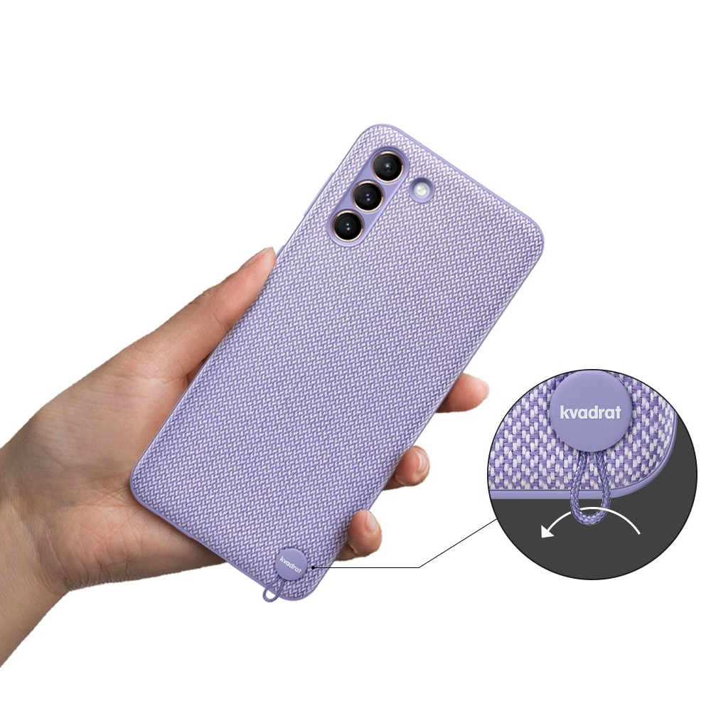 Oryginalne Etui Do Samsung Galaxy S21 Plus Kvadrat Cover Violet Sklep Xgsm Pl