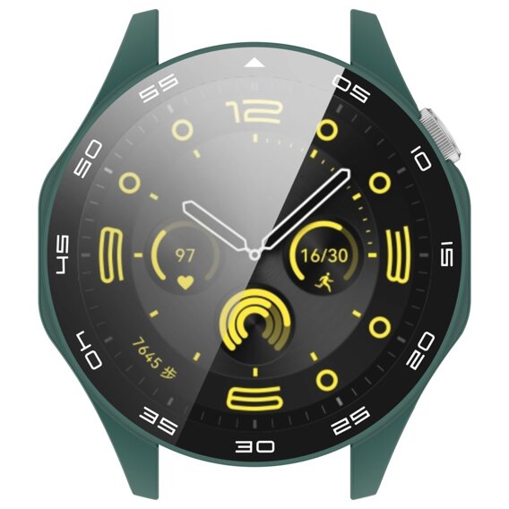 2w1 Etui + Szkło Hartowane do Huawei Watch GT 4 46mm, Zielone