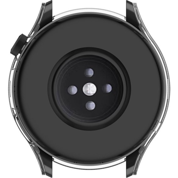 2w1 Etui + Szkło Hartowane do Xiaomi Watch S1 Pro, Przezroczyste, Bezbarwne