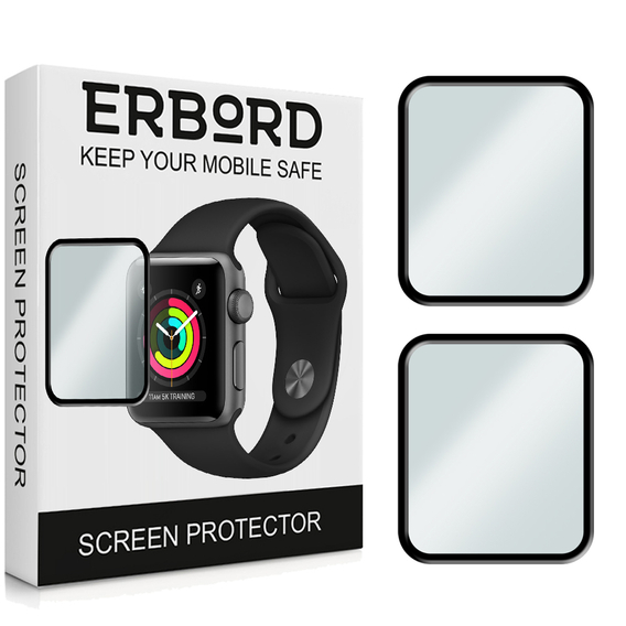 2x Szkło Hybrydowe ERBORD do Apple Watch 1/2/3 42mm