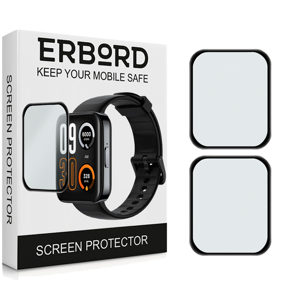 2x Szkło Hybrydowe ERBORD do Realme Watch 3 Pro