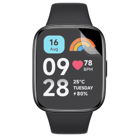 3x Folia Hydrożelowa ERBORD do Xiaomi Redmi Watch 3 Active