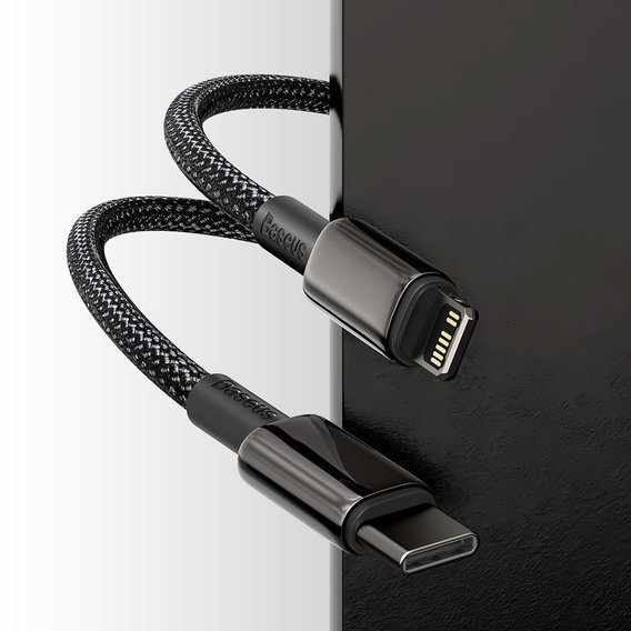 BASEUS Kabel USB PD20W Type C to Lightning 100cm - Black