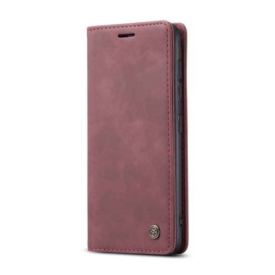 Etui CASEME do Samsung Galaxy S20 FE, Leather Wallet Case, czerwone
