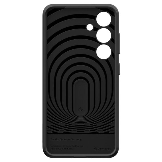 Etui Caseology do Samsung Galaxy S24, Parallax, Czarne