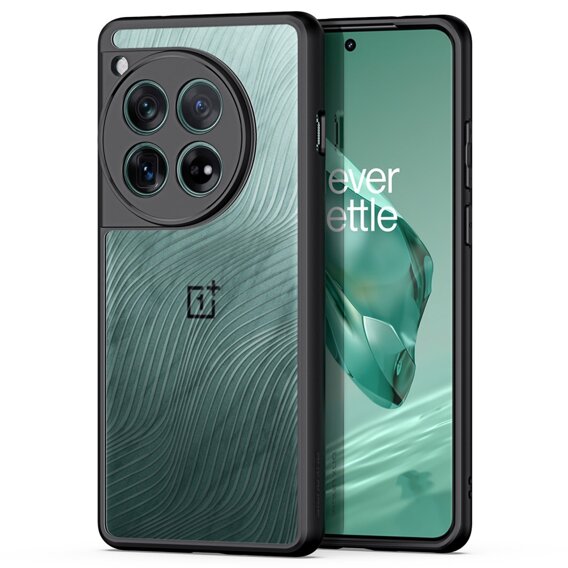 Etui DuxDucis do OnePlus 12, Aimo case, przezroczyste / czarne