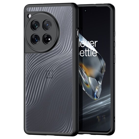 Etui DuxDucis do OnePlus 12R 5G, Aimo case, przezroczyste / czarne