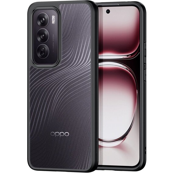 Etui DuxDucis do Oppo Reno 12, Aimo case, przezroczyste / czarne