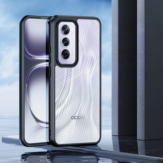 Etui DuxDucis do Oppo Reno 12 Pro, Aimo case, przezroczyste / czarne