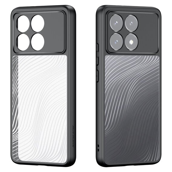 Etui DuxDucis do Xiaomi Poco F6 Pro, Aimo case, przezroczyste / czarne