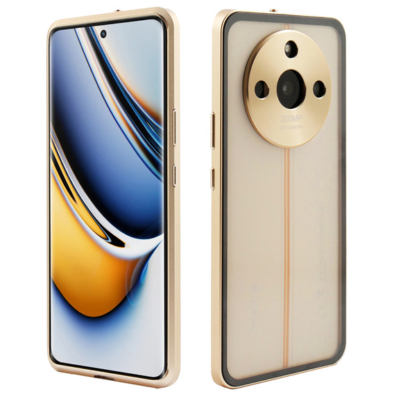 Etui Frame Case do Realme 11 Pro 5G / Pro+ 5G, złote