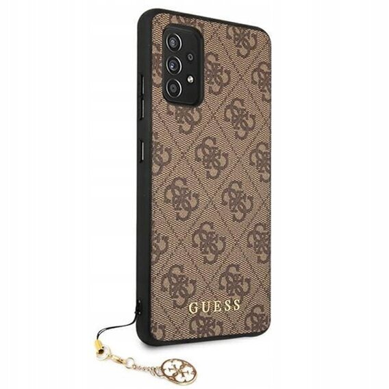 Etui GUESS do Samsung Galaxy A52 / A52s, Charms Hardcase, brown
