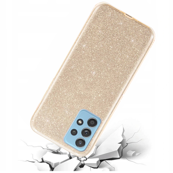 Etui Glitter Case do Samsung Galaxy A33 5G, Gold