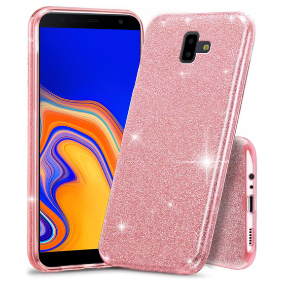 Etui Glitter Case do Samsung Galaxy J6+ Plus, Pink