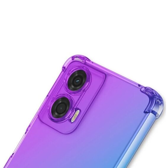 Etui Gradient Dropproof do Motorola Moto G85, Fioletowe / niebieskie