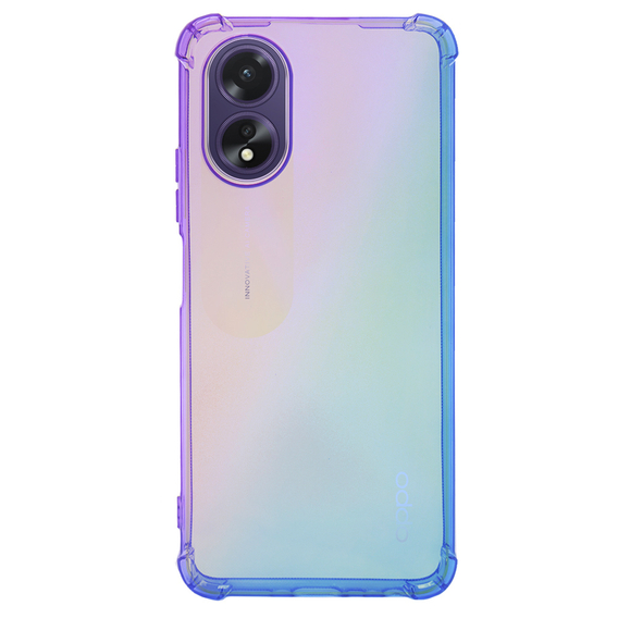 Etui Gradient Dropproof do Oppo A38 4G / Oppo A18 4G, Fioletowe / niebieskie