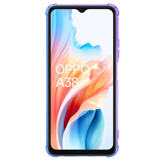 Etui Gradient Dropproof do Oppo A38 4G / Oppo A18 4G, Fioletowe / niebieskie