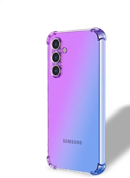 Etui Gradient Dropproof do Samsung Galaxy M15 5G, Fioletowe / niebieskie
