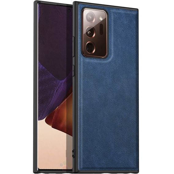 Etui Leather Case do Samsung Galaxy Note 20 Ultra, Niebieskie