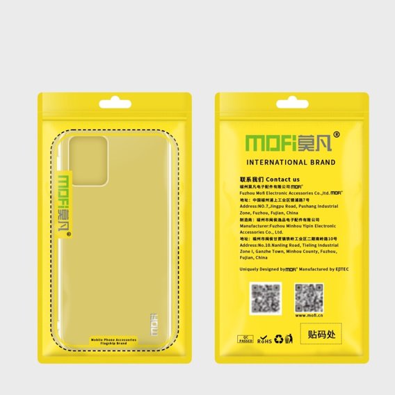 Etui MOFI Case do Motorola Moto G73 5G, Cienkie, Przezroczyste