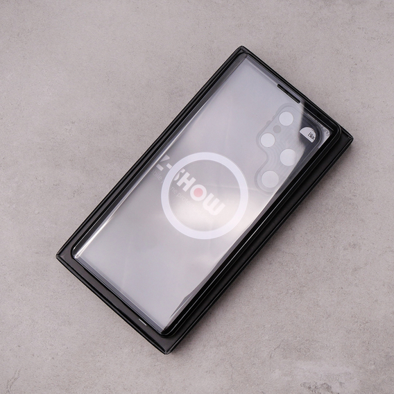 Etui Magnetic Dual Glass MagSafe do Samsung Galaxy S22 Ultra, czarne