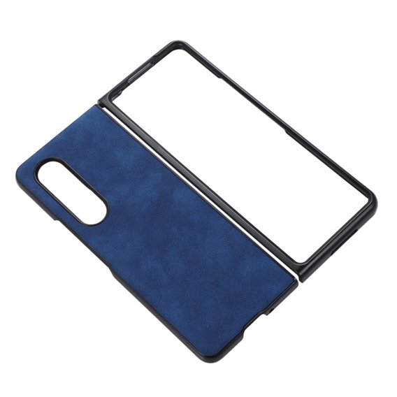 Etui PU Leather Coated do Samsung Galaxy Z Fold 4 5G, Blue