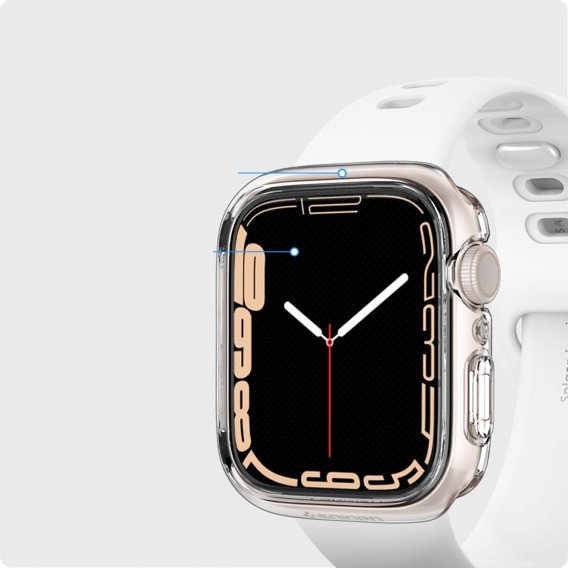 Etui SPIGEN do Apple Watch 7/8/9 45MM, Ultra Hybrid, Crystal Clear