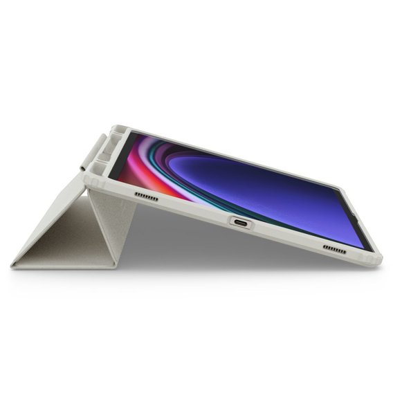 Etui SPIGEN do Samsung Galaxy Tab S9+ Plus 12.4, Ultra Hybrid Pro, szare 