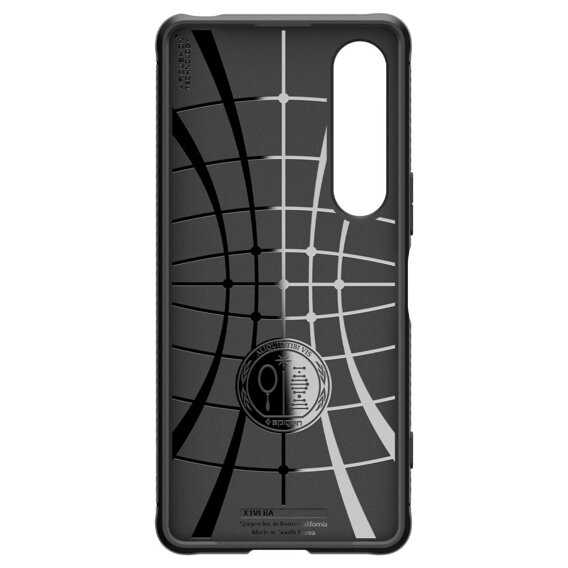 Etui Spigen Case do Sony Xperia 1 VI, Rugged Armor, Matowe, Czarne