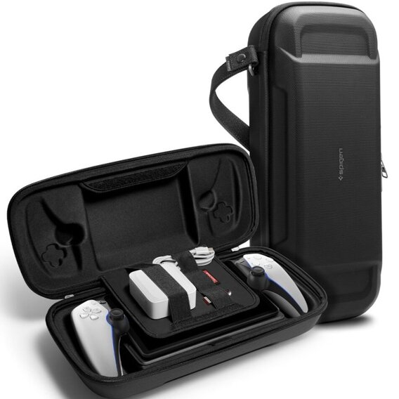 Etui Spigen Rugged Armor Pro do Playstation Portal, Czarne