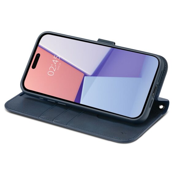 Etui Spigen Wallet "S" Pro do iPhone 15 Pro, Niebieskie