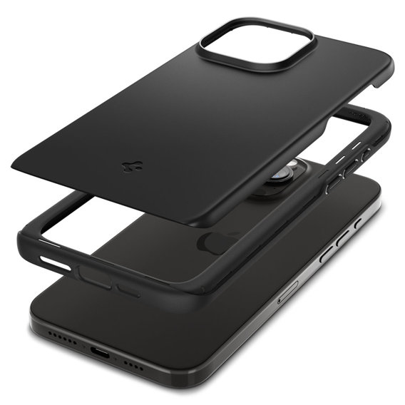 Etui Spigen do Apple iPhone 15 Pro Max, Thin Fit, Czarne