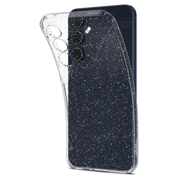 Etui Spigen do Galaxy A55 5G, Liquid Crystal, przezroczyste brokat