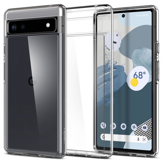 Etui Spigen do Google Pixel 6A, Ultra Hybrid, Crystal Clear, przezroczyste