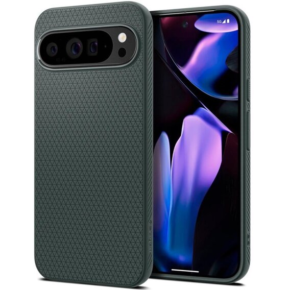 Etui Spigen do Google Pixel 9 Pro XL, Liquid Air, zielone