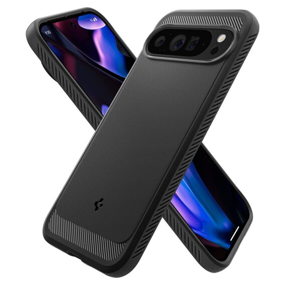 Etui Spigen do Google Pixel 9 Pro XL, Rugged Armor, czarne