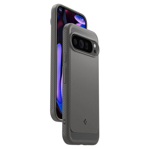 Etui Spigen do Google Pixel 9 Pro XL, Rugged Armor, szare