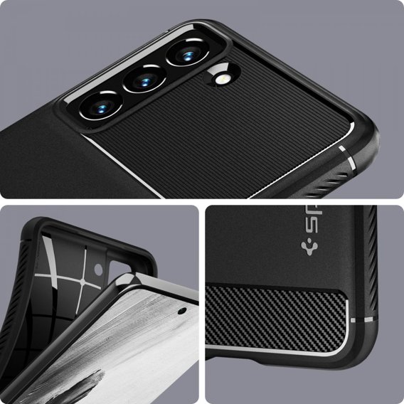 Etui Spigen do Samsung Galaxy S21 FE, Rugged Armor, czarne