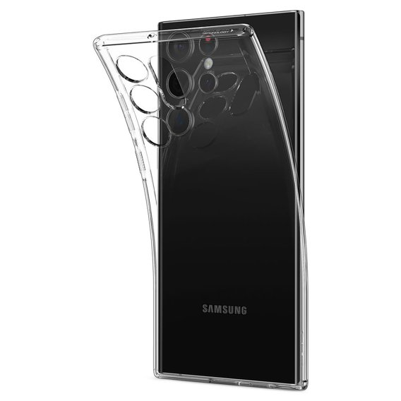 Etui Spigen do Samsung Galaxy S22 Ultra, Liquid Crystal, przezroczyste