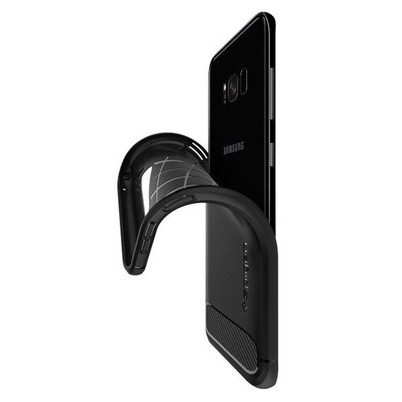 Etui Spigen do Samsung Galaxy S8, Rugged Armor, czarne