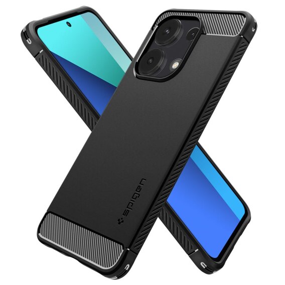 Etui Spigen do Xiaomi Redmi Note 13 4G, Rugged Armor, czarne