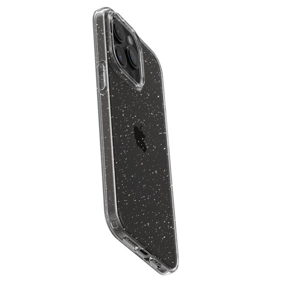 Etui Spigen do iPhone 15 Pro Max, Liquid Crystal Glitter, Przezroczyste / Brokatowe