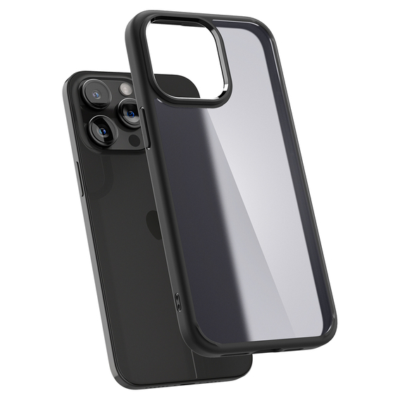 Etui Spigen do iPhone 15 Pro Max, Ultra Hybrid, Matowe Czarne