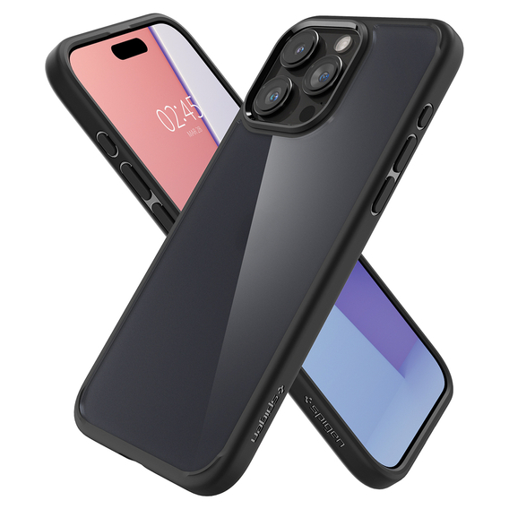 Etui Spigen do iPhone 15 Pro Max, Ultra Hybrid, Matowe Czarne