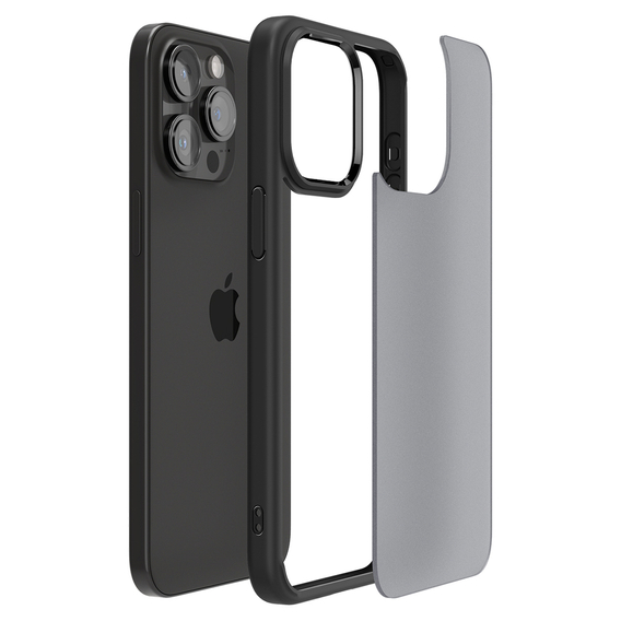 Etui Spigen do iPhone 15 Pro Max, Ultra Hybrid, Matowe Czarne