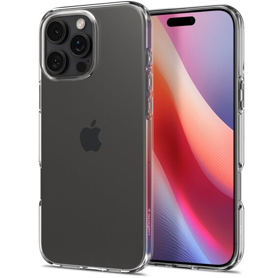 Etui Spigen do iPhone 16 Pro Max, Liquid Crystal, przezroczyste + Szkło Hartowane 9H