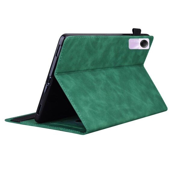 Etui + Szkło hartowane do Xiaomi Redmi Pad SE 11", Klasyczne, Zielone