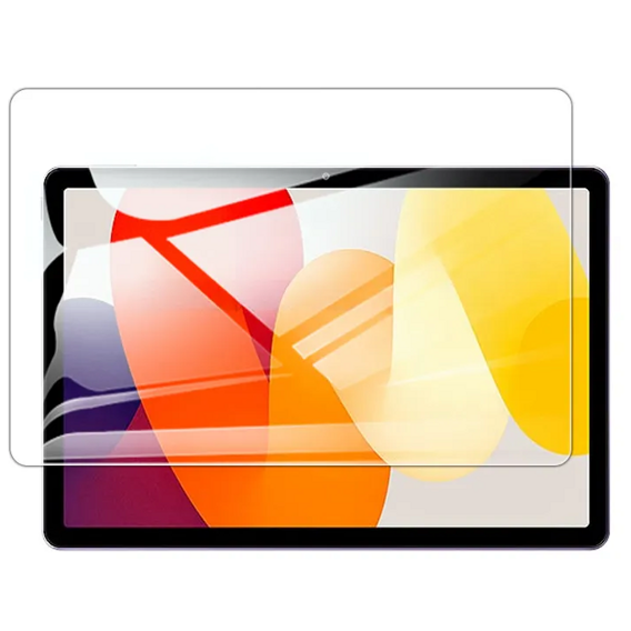 Etui + Szkło hartowane do Xiaomi Redmi Pad SE, Wallet z miejscem na rysik, czerwone