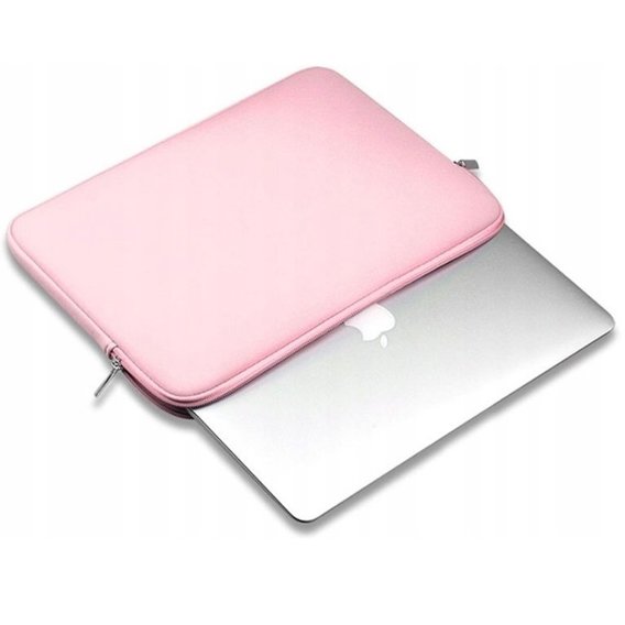 Etui Torba Wsuwka z kieszonką do Macbook Air 13, na laptop 13 cali, Różowe