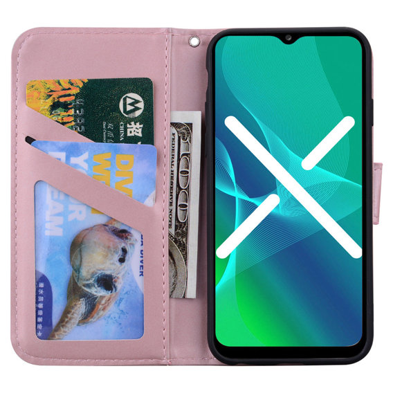Etui Wallet do Huawei P Smart 2019, Bunny, Pink